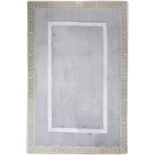 Dericibey Gold Varaklı Gri Peluş Halı 160 x 230 Cm
