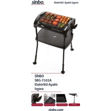 Sinbo SBG-7102A Elektrikli Ayaklı Izgara