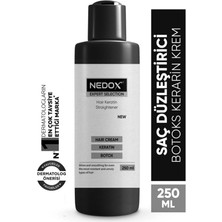 Nedox Keratinli Saç Bakım Şampuanı 500 ml + Saç Düzleştirici -  Şekillendirici Keratin Botoks Krem 250 ml