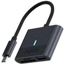 Rapoo 11415 UCR-3001 3-In-1 Usb-C Kart Okuyucu