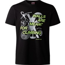 The North Face M Outdoor Graphic Tee Erkek Günlük Tişört NF0A827JJK31 Siyah