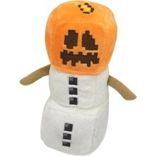 Schulzz  Minecraft Pumpkin Snow Golem Bal Kabağı Peluş Oyuncak 20 cm