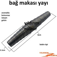 Yıldırım Nalbur 4 Adet Bağ Makası Yayı Şaç Bobin Budama Makası Göbek Yayı Tel