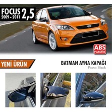 Karva Ford Focus 2.5 2009-2011 Uyumlu Batman Yarasa Ayna Kapağı Piano Black Abs Plastik Batman