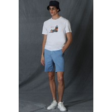 Lufian Andy Modern Grafik T- Shirt Siyah