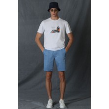 Lufian Andy Modern Grafik T- Shirt Siyah