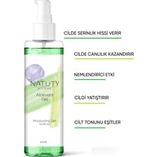 Natuty Aloe Vera Jel Cilt Nemlendirici- Yatıştırıcı 200 ml