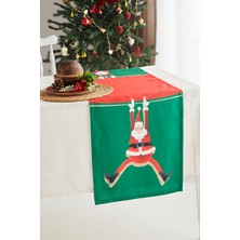 Ays Home Noel Baba Yeşil Kırmızı Yılbaşı Runner