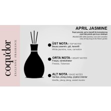 Coqu'dor Çubuklu Oda Kokusu 125 ml April Jasmin