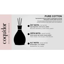 Coqu'dor Çubuklu Oda Kokusu 125 ml Pure Cotton