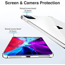 ESR Apple iPad Pro 12.9 2018 3. Nesil Köşe Korumalı Şeffaf Anti Shock Slikon Kılıf  A1983 A1895 A2014 A1876 Seri