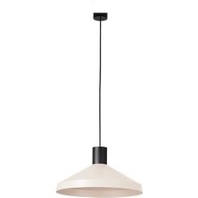 Rsylight Retro Metal Rustik Dekoratif Beyaz Tekli Sarkıt Avize Çap:25 cm
