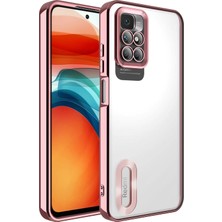 Case Street Casestreet Xiaomi Redmi 10 Kılıf Logo Gösteren Kamera Korumalı Silikon Gümüş