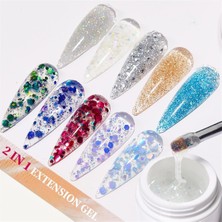 URSUGAR 15ml Glitter Nail Extension Gel URS006 (55638-6)