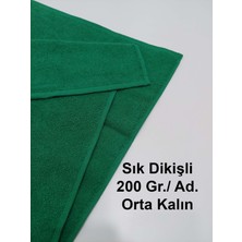 Mef Collection Berber Kuaför Havlusu Denizli Yeşil 50x90 cm 3'lü