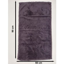 Mef Collection 3'lü Siyah Mikrofiber Boya Tutmayan Kuaför Havlusu Berber Havlusu - 50x90 cm - Leke ve Solmaya Dayanıklı