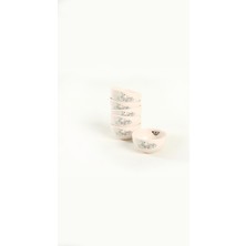 Keramika Retro Bulut Mini Çerezlik / Sosluk 8 cm 6 Adet