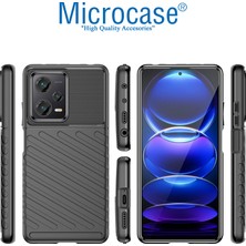 Microcase Xiaomi Redmi Note 12 Global Thunder Serisi Darbeye Dayanıklı Silikon Kılıf - AL3421