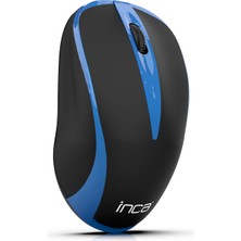 Inca IWM-221RSMV Track Red Sensör Mavi Kablosuz Nano Alıcılı Mouse