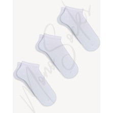 Mono Socks 3'lü Basic Düz Patik Çorap