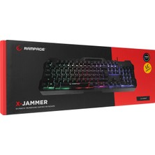Rampage KB-R57 X-JAMMER Gökkuşağı Aydınlatmalı USB LC Layout Gaming Oyuncu Klavyesi