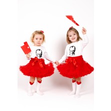 Le Mabelle Beyaz Atatürk Baskılı Kız Çocuk Tişört