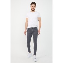 Modamesto Erkek Füme Skinny Fit Jean Pantolon