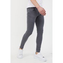 Modamesto Erkek Füme Skinny Fit Jean Pantolon