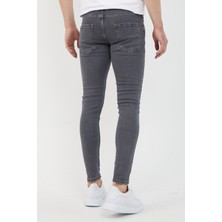 Modamesto Erkek Füme Skinny Fit Jean Pantolon