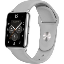 Nezih Case Huawei Watch Fit 2 Uyumlu A+ Kalite Klasik/spor Jel Silikon Kordon