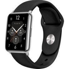 Nezih Case Huawei Watch Fit 2 Uyumlu A+ Kalite Klasik/spor Jel Silikon Kordon