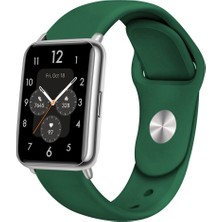 Nezih Case Huawei Watch Fit 2 Uyumlu A+ Kalite Klasik/spor Jel Silikon Kordon