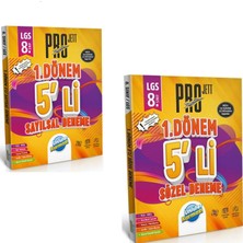 Ünlü Yayınları Ünlüler 8. Sınıf LGS Sözel Sayısal 1. Dönem Pro Jett 5 Li Deneme