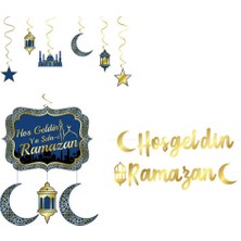 Hayaller Dükkanı Ramazan Süsleri Set Ramazan Bayramı Süsleme Seti 3 Parça