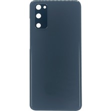 Teknonet Samsung Galaxy S20 Uyumlu Kamera Camlı Batarya Kapağı (Siyah) NT-100409