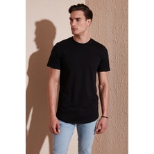 Buratti % 100 Pamuk Regular Fit Bisiklet Yaka T Shirt Erkek T Shirt 5902511
