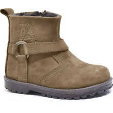 Rakerplus Chiron Hakiki Deri Kum Rengi Fermuarlı Bebek Çizme