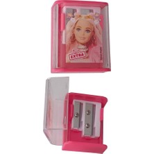 Barbie Kalemtraş Iki Bıçaklı 1 Adet Barbi Kalemtraş Lisanslı Orjinal Kalemtraş Kız