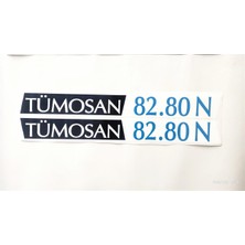 Tümosan Klasik 82.80 N Yan Yazı Tanıtım Etiketi (2001-2009 Model) Sağ-Sol Takım