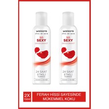 Watsons So Sexy Deodorant 24 Saat Etkili Pudrasız Sprey 150 ml X2 Adet