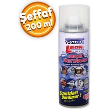 Vodaseal Leak Fix Su Geçirmez Sızdırmaz Sızıntı Önleyici Kauçuk Kaplama Izolasyon Şeffaf Sprey 200 Ml