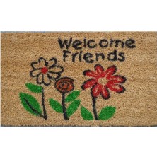 Astera Welcome Friends Pvc Taban Paspas 30x50 Cm