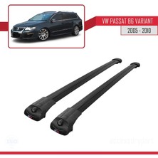 AccessoryPart Volkswagen Passat (B6) Varıant 2005-2010 Arası Ile Uyumlu Ace-1 Ara Atkı Tavan Barı Siyah
