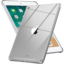 ESR Apple iPad 6. Nesil 2018 9.7 Inç Köşe Korumalı Şeffaf Anti Shock Slikon Kılıf + Nano Ekran Koruyucu  A1954 A1893 Seri