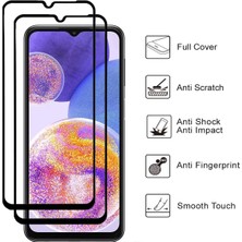 Case 4U Samsung Galaxy A53 5g Uyumlu Ekran Koruyucu Kırılmaz Tam Ekran Davin Mat Seramik Siyah