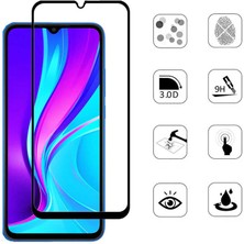 Case 4U Samsung Galaxy A14 Uyumlu Ekran Koruyucu Kırılmaz Tam Ekran Davin Mat Seramik Siyah