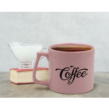 Bk Gift Pastel Pembe Middle Kupa Bardak, Arkadaşa Hediye, Ev Hediyesi, Doğum Günü Hediyesi, Ofis Hediyesi-7