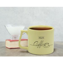 Bk Gift Kişiye Özel İsimli Pastel Sarı Middle Kupa Bardak, Arkadaşa Hediye, Ev Hediyesi, Doğum Günü Hediyesi, Ofis Hediyesi-5