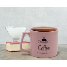 Bk Gift Kişiye Özel İsimli Tarihli Pastel Pembe Middle Kupa Bardak, Arkadaşa Hediye, Ev Hediyesi, Doğum Günü Hediyesi, Ofis Hediyesi-1