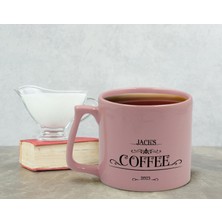 Bk Gift Kişiye Özel İsimli Tarihli Pastel Pembe Middle Kupa Bardak, Arkadaşa Hediye, Ev Hediyesi, Doğum Günü Hediyesi, Ofis Hediyesi-4